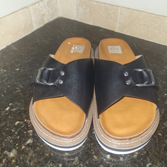 Dolce Vita Women's Sandals, Tan & Black, Size 10 - Picture 2 of 6